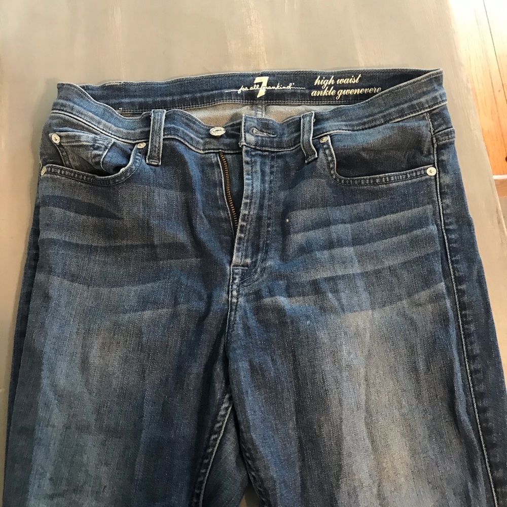 7 for All Mankind High Waist Ankle Gwenevere Jeans